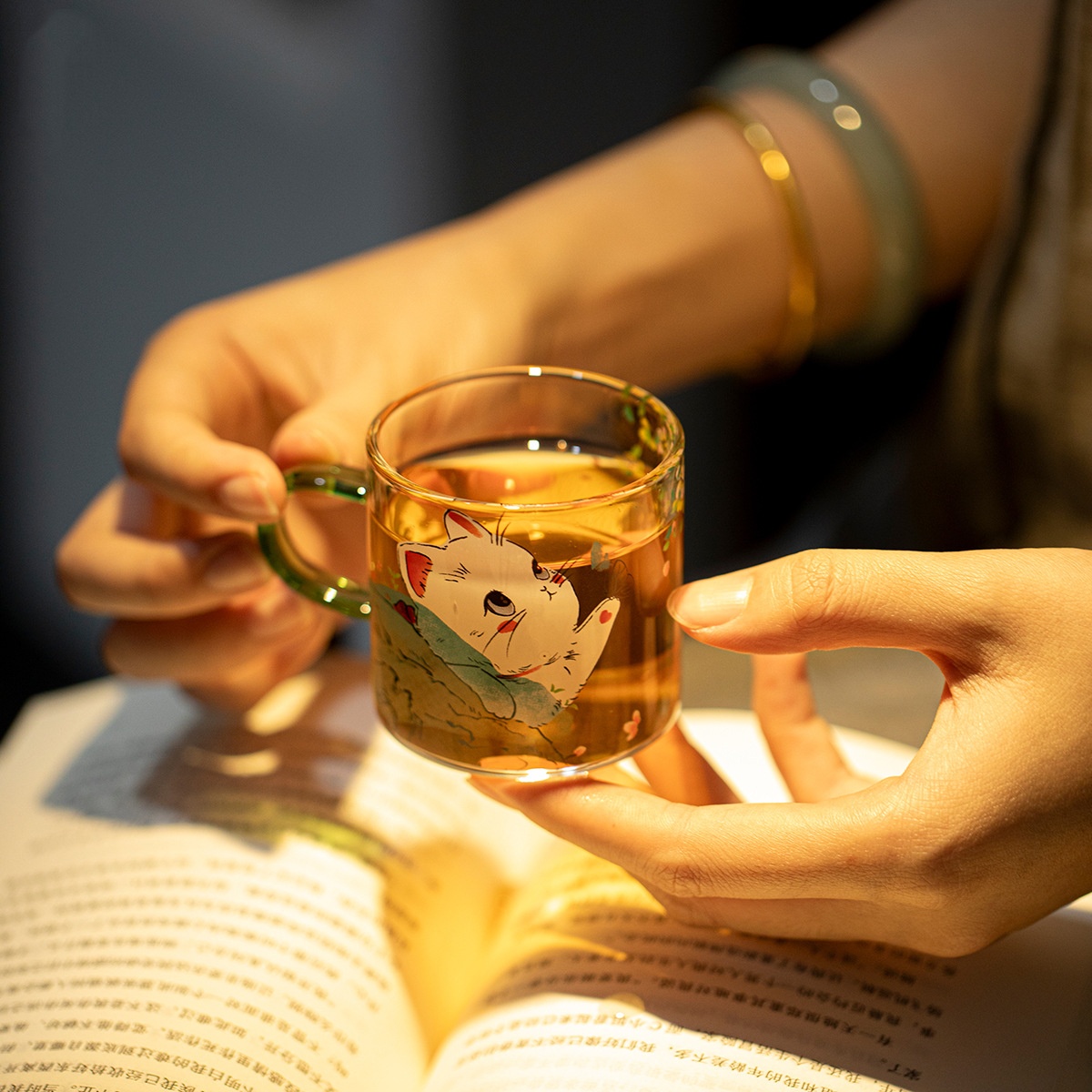 Tasse à thé en verre chat port - Espresso Shot Glass avis et prix