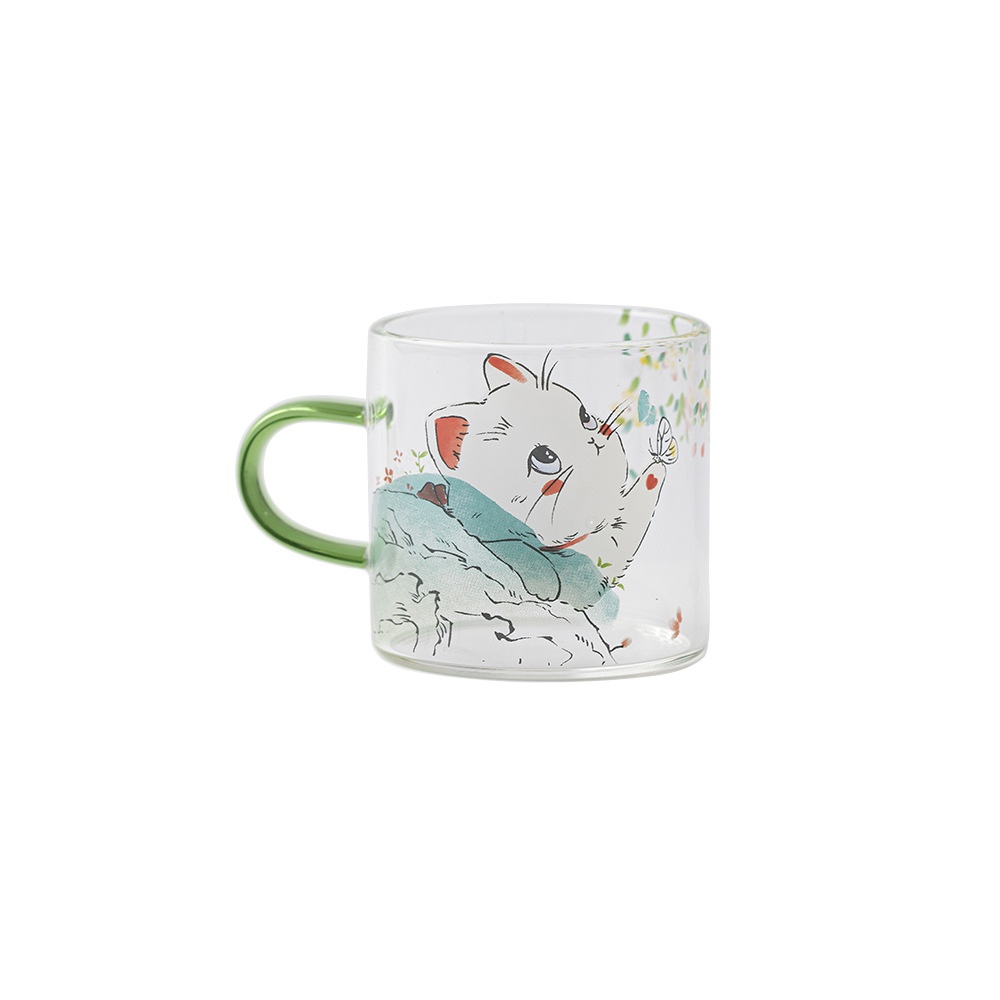 Tasse à thé en verre chat port - Espresso Shot Glass avis et prix