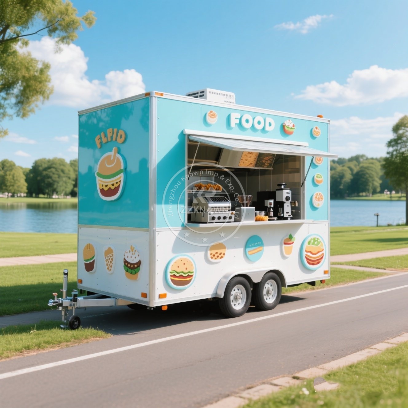 Remorque alimentaire camion cr - Coffee Van Equipment avis et prix
