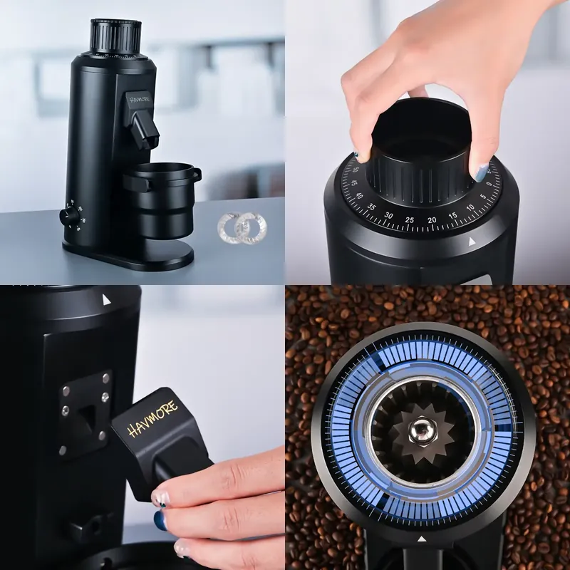 Moulin à café automatique HAVM - Coffee Grinder Burr Flat avis et prix